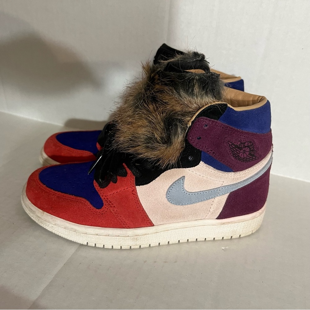 Air Jordan 1 Retro High Aleali May Court Lux Sz. 5 Women BV2613-600 Light Wear